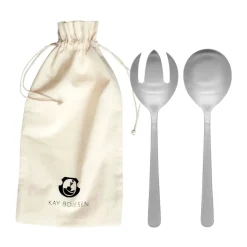 Grand Prix salad cutlery 18.5 cm 2 pieces, Matte steel
