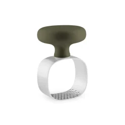 Green Tool garlic press, Green
