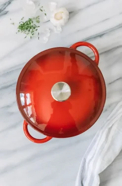 Gretl casserole dish emalj 4 L, Red