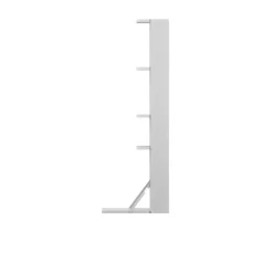 Gridlock - M1-A4-0-D shelf with writing table, White stained Ash