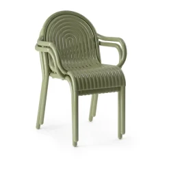 Groove armchair, Moss