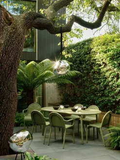 Groove armchair, Moss