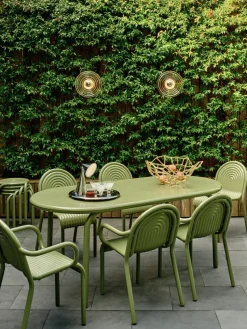 Groove armchair, Moss