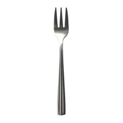 Groovy cake fork, stainless steel