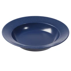 Groovy deep plate Ø 23 cm, Blue
