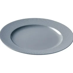 Groovy plate Ø 27 cm, grey