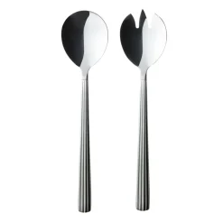 Groovy salad set 2 pieces, stainless steel