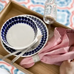 24h Tuokio plate Ø26 cm, Cobalt