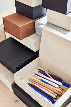 Hako storage box A3, Clay melange