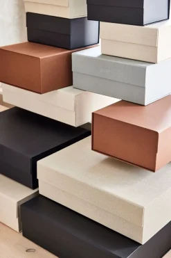Hako storage box A5, Clay melange