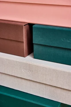 Hako storage box A4, Coral