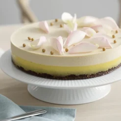 Hammershøi cake platter on base Ø30 cm, white