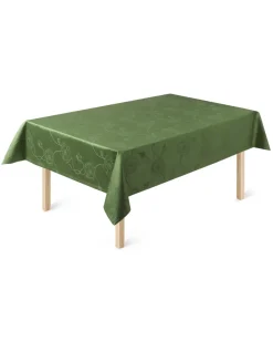 Hammershøi Poppy damask tablecloth green, 150x200 cm