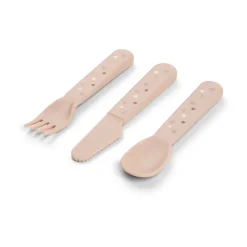 Happy Dots foodie cutlery set 3 pieces, Powder