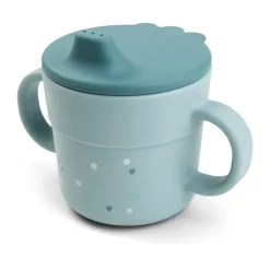 Happy Dots foodie sippy cup 21.5 cl, Blue