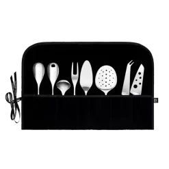 Hardanger cutlery holder for serving utensils, Black