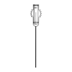Hattifattener rain gauge, Black