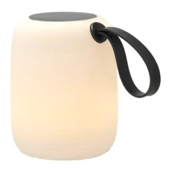 Hav lounge lamp with solar cells Ø12.5 cm, White-black
