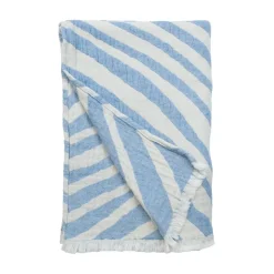Havet blanket 120x170 cm, Blue-offwhite