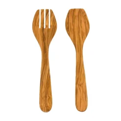 Heirol serving cutlery, Olive wood