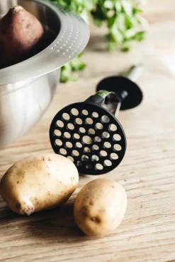 Heirol Steely potato masher, Stainless steel
