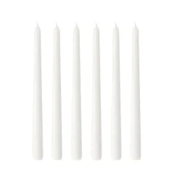 Herrgårdsljus candles 30 cm 6-pack , Pearl white glossy