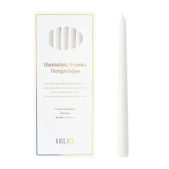 Herrgårdsljus candles 30 cm 6-pack , Pearl white glossy