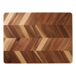 Herringbone cutting board 28x38 cm, Acacia