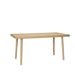 Herringbone dining table 160x80 cm, Nature