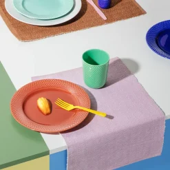 Herringbone placemat 30x43 cm, Purple