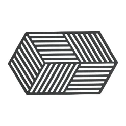 Hexagon trivet large, Black