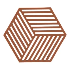 Hexagon trivet, Terracotta