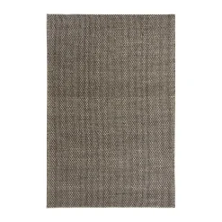 Hill wool rug, White-brown, 200x300 cm
