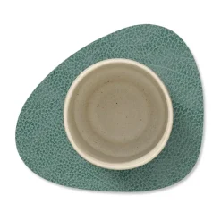 Hippo coaster curve, pastel green