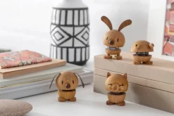 Hoptimist Dog S figure, Oak