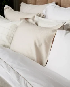 Hotel Percale duvet cover 150x210 cm, White-light beige