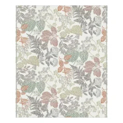 Höstnature cotton throw 140x170 cm, Brown