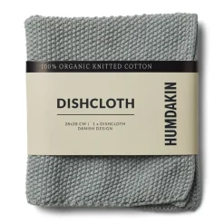 Humdakin Knitted dishcloth 28x28 cm, Stone