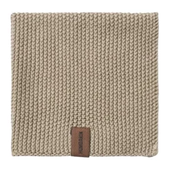 Humdakin Knitted dishcloth 28x28 cm, Oak