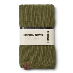 Humdakin Knitted kitchen towel 45x70 cm, Fern