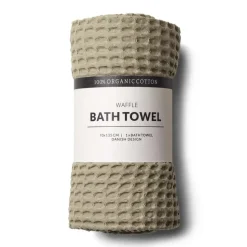 Humdakin Waffle bath towel 70x135 cm, Oak