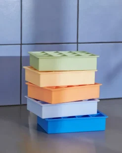 Ice cube ice tray , Light blue
