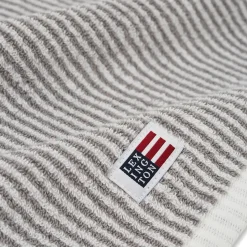 Icons Original Striped towel 30x50 cm, white-grey