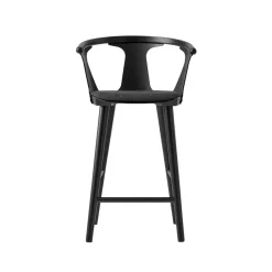 In Between SK8 barstool, Remix 183 black-black lacquered oak