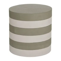 Iro stackable stool, Olive-clay