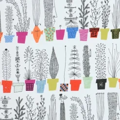 Italiensk blomsterhylla fabric, multi