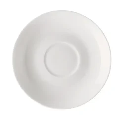 Jade coffee cup saucer, White