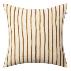 Jaipur Stripe cushion cover 50x50 cm, Khaki-taupe