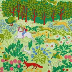 Jakten fabric, green