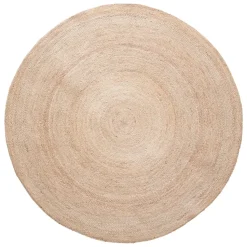 Jute rug Ø150 cm, Nature